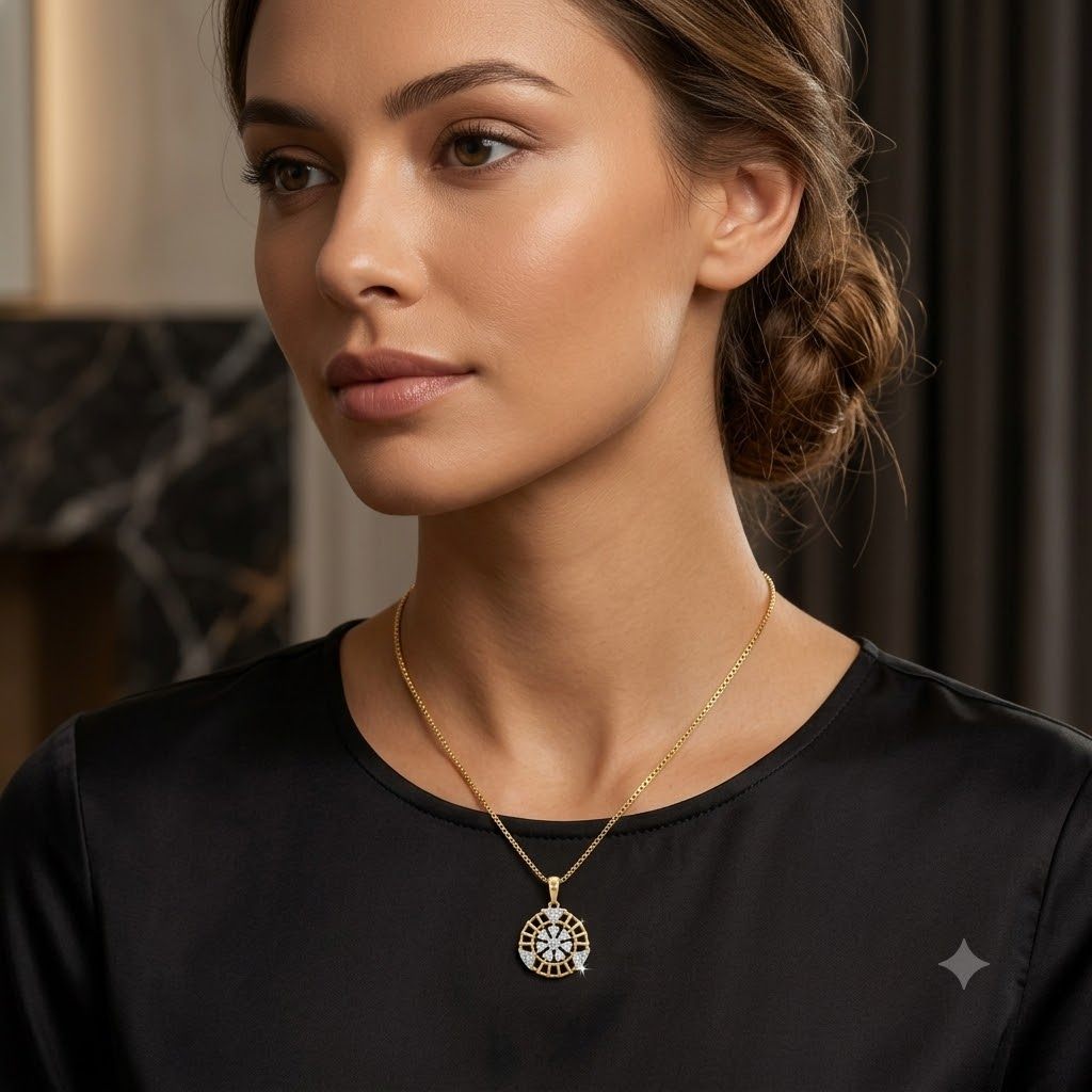 Carat Street Zaina worn by a model